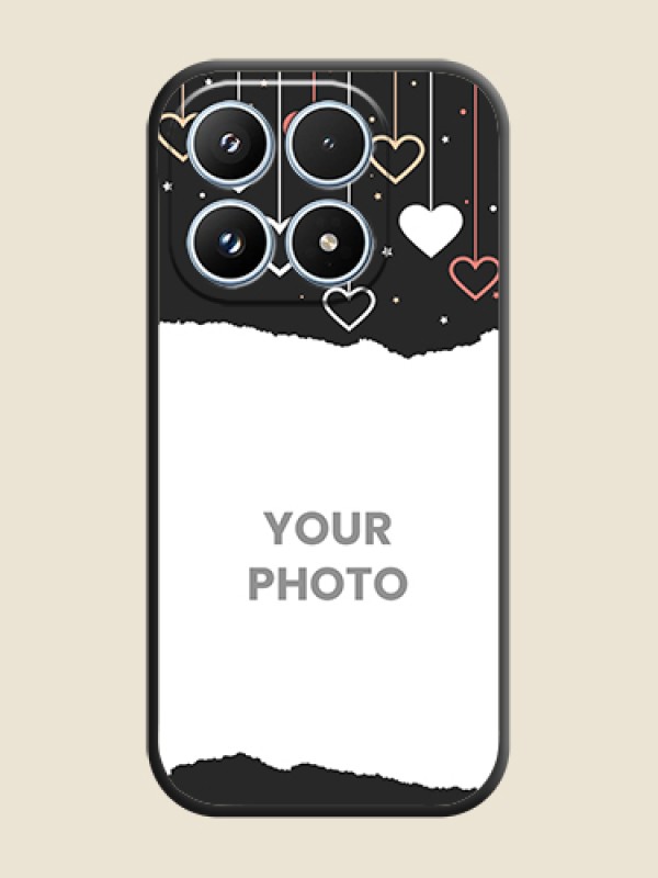 Custom Love Hangings with Splash Wave Picture On Space Black Custom Soft Matte Mobile Back Cover - Xiaomi 17 5G - alternate view
