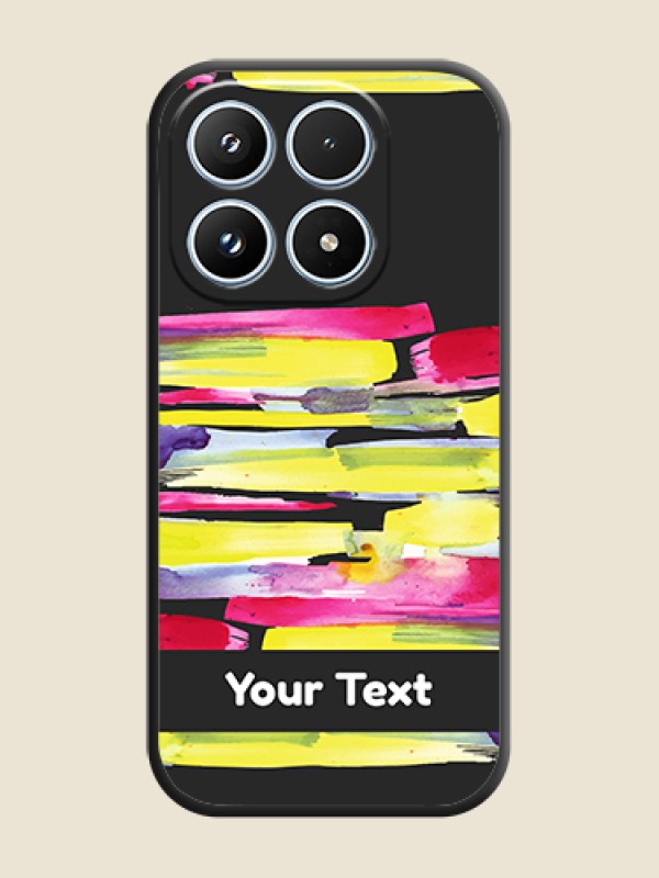 Custom Brush Coloured On Space Black Custom Soft Matte Mobile Back Cover - Xiaomi 17 5G - alternate view