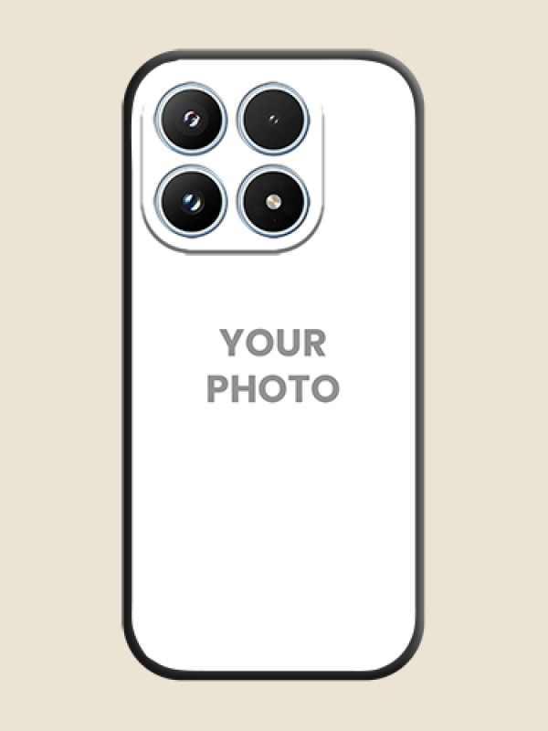 Custom Full Single Pic Upload On Space Black Custom Soft Matte Mobile Back Cover - Xiaomi 17 5G - alternate view