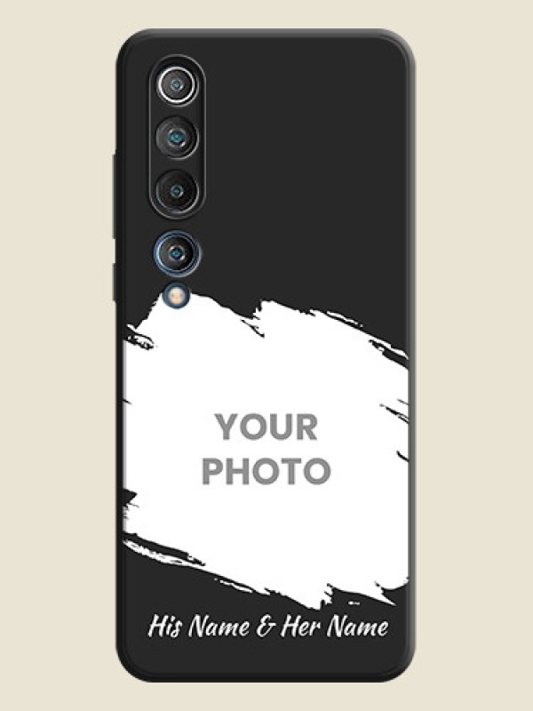 Custom Grunge Brush Strokes - Photo on Space Black Soft Matte Back Cover - Mi 10 5G - alternate view