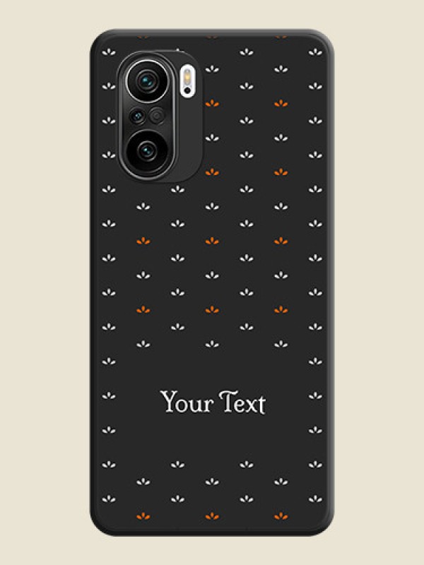Custom Simple Pattern With Custom Text On Space Black Personalized Soft Matte Phone Covers -Xiaomi Mi 11X 5G - alternate view