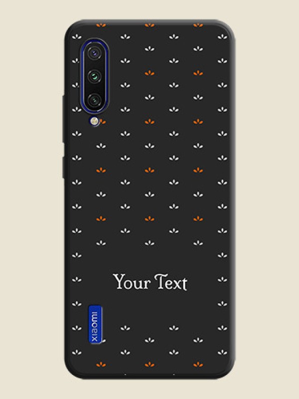 Custom Simple Pattern With Custom Text On Space Black Personalized Soft Matte Phone Covers -Xiaomi Mi A3 - alternate view