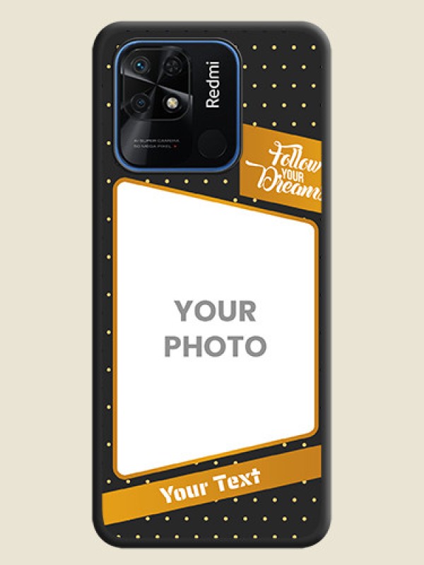 Custom Follow Your Dreams with White Dots on Space Black Custom Soft Matte Phone Cases - Redmi 10 Power - alternate view