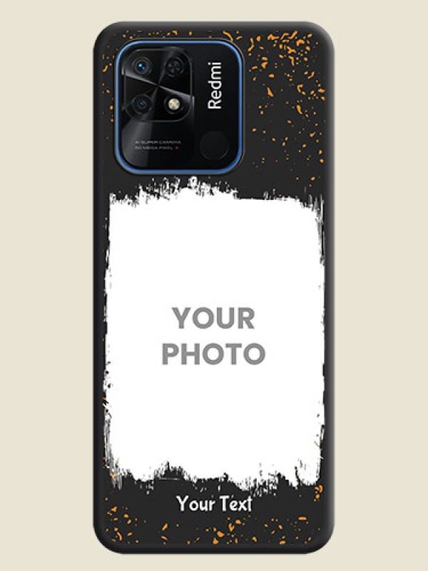 Custom Spray Free Design on Photo on Space Black Soft Matte Phone Cover - Redmi 10 Power - alternate view