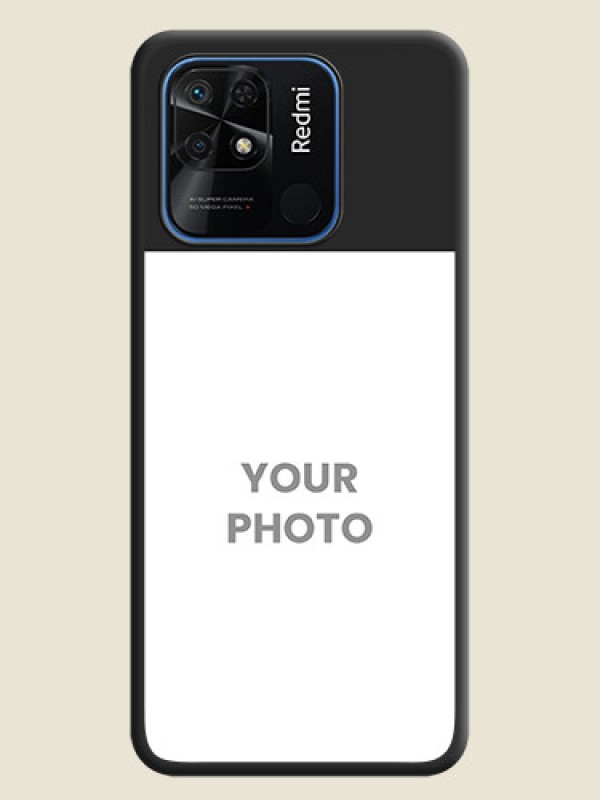 Custom Image Upload With Space Black Color On Custom Soft Matte Mobile Back Cover - Xiaomi Redmi 10 Power - alternate view