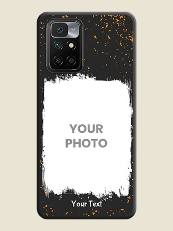 Custom Spray Free Design on Photo on Space Black Soft Matte Phone Cover - Xiaomi Redmi 10 Prime - alternate view