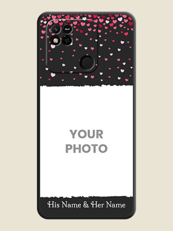 Custom Fall in Love with Your Partner  on Photo on Space Black Soft Matte Phone Cover - Xiaomi Redmi 10A Sport - alternate view