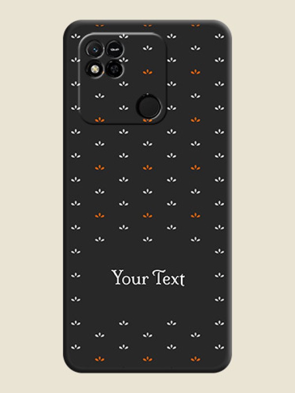 Custom Simple Pattern With Custom Text On Space Black Personalized Soft Matte Phone Covers -Xiaomi Redmi 10A - alternate view