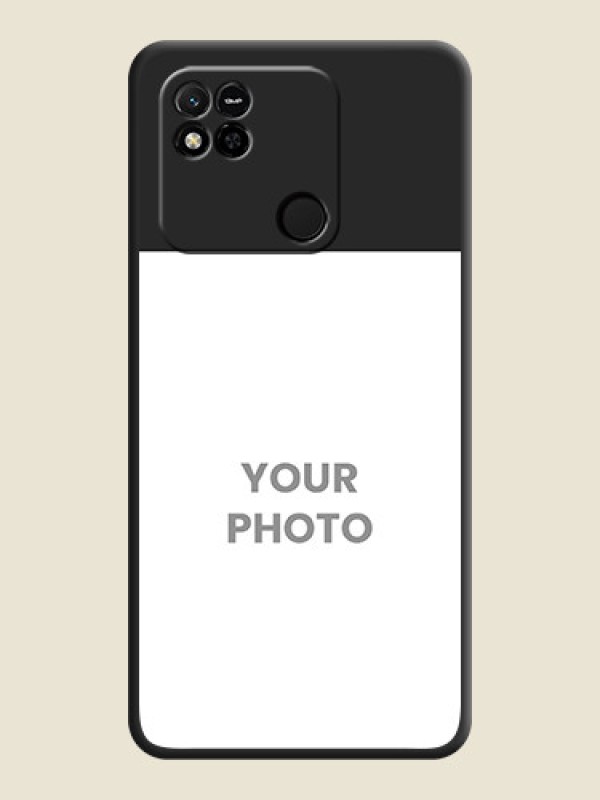 Custom Image Upload With Space Black Color On Custom Soft Matte Mobile Back Cover - Xiaomi Redmi 10A - alternate view