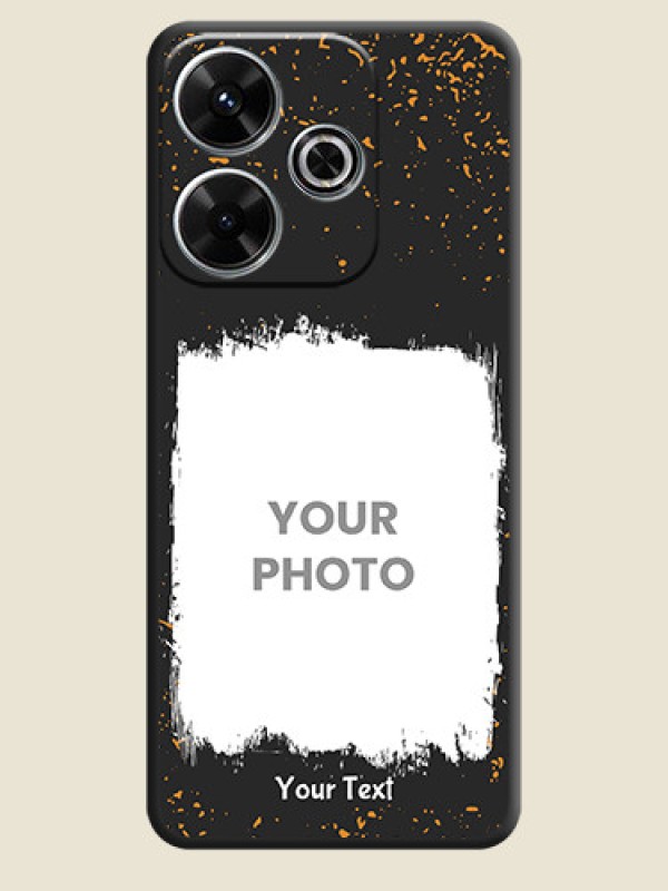 Custom Spray Free Design on Photo On Space Black Custom Soft Matte Mobile Back Cover - Xiaomi Redmi 13 5G - alternate view
