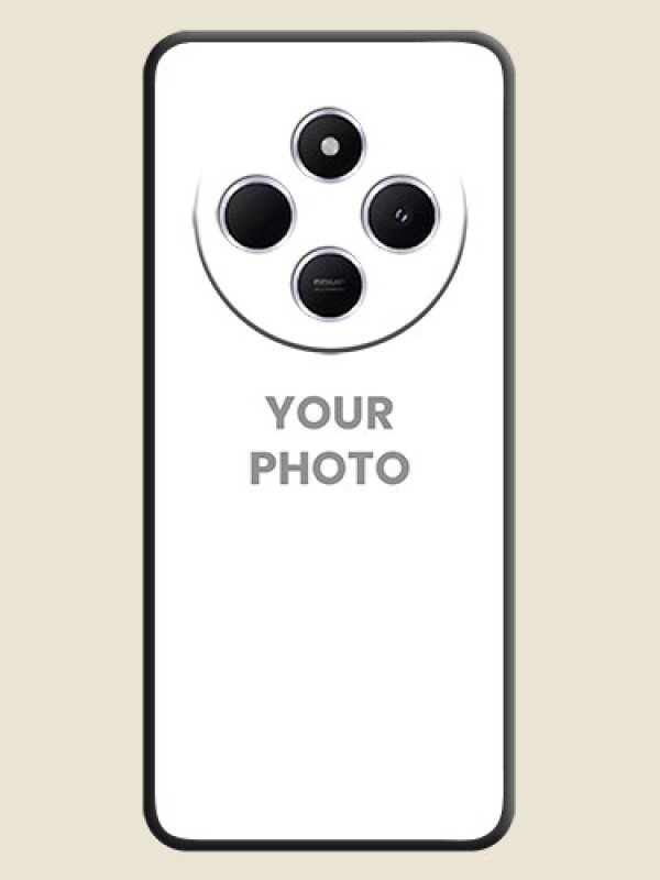 Custom Full Single Pic Upload On Space Black Custom Soft Matte Mobile Back Cover - Redmi 14c 5G - alternate view