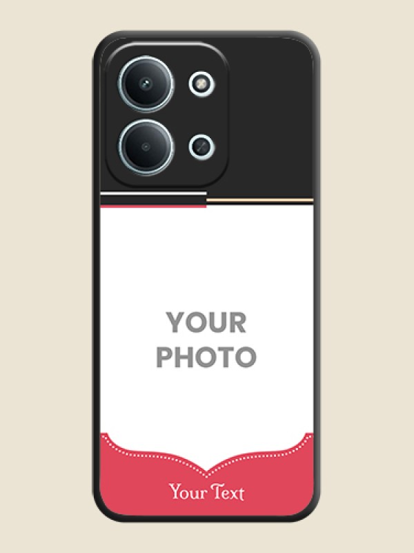 Custom Classic Plain Design with Name On Space Black Custom Soft Matte Mobile Back Cover - Xiaomi Redmi 15C 5G - alternate view