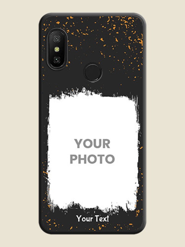 Custom Spray Free Design on Photo on Space Black Soft Matte Phone Cover - Redmi 6 Pro - alternate view