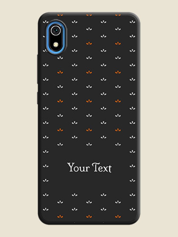 Custom Simple Pattern With Custom Text On Space Black Personalized Soft Matte Phone Covers -Xiaomi Redmi 7A - alternate view