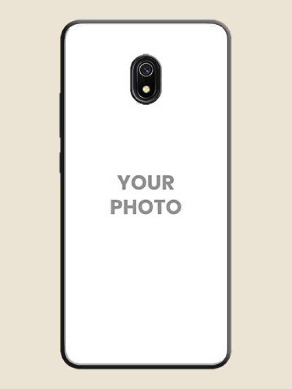 Custom Full Single Pic Upload On Space Black Personalized Soft Matte Phone Covers -Xiaomi Redmi 8A - alternate view