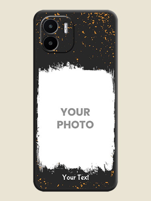 Custom Spray Free Design on Photo on Space Black Soft Matte Phone Cover - Xiaomi Redmi A1 - alternate view