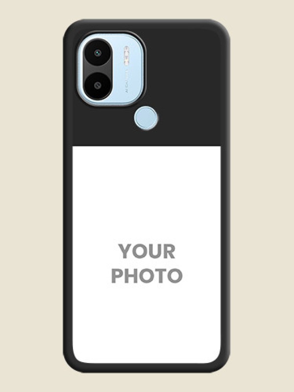 Custom Image Upload With Space Black Color On Custom Soft Matte Mobile Back Cover - Xiaomi Redmi A2 Plus - alternate view