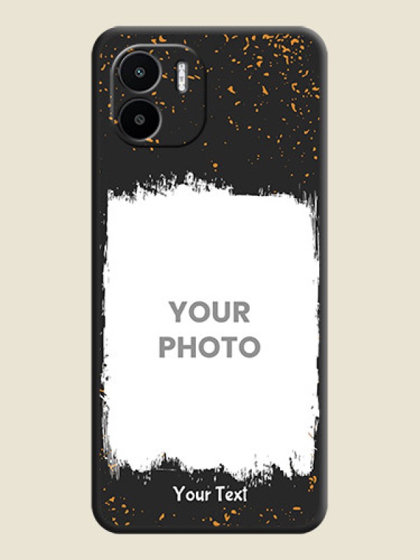 Custom Spray Free Design on Photo on Space Black Soft Matte Phone Cover - Xiaomi Redmi A2 - alternate view