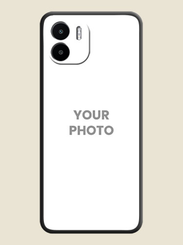 Custom Full Single Pic Upload On Space Black Personalized Soft Matte Phone Covers -Xiaomi Redmi A2 - alternate view