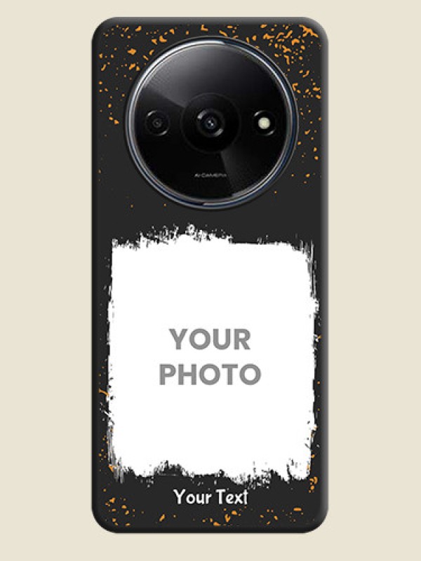 Custom Spray Free Design - Photo on Space Black Soft Matte Phone Cover - Redmi A3 - alternate view