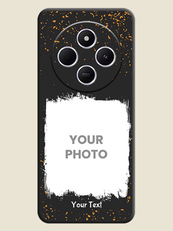 Custom Spray Free Design on Photo On Space Black Custom Soft Matte Mobile Back Cover - Xiaomi Redmi A4 5G - alternate view