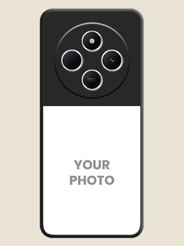 Custom Image Upload With Space Black Color On Custom Soft Matte Mobile Back Cover - Xiaomi Redmi A4 5G - alternate view