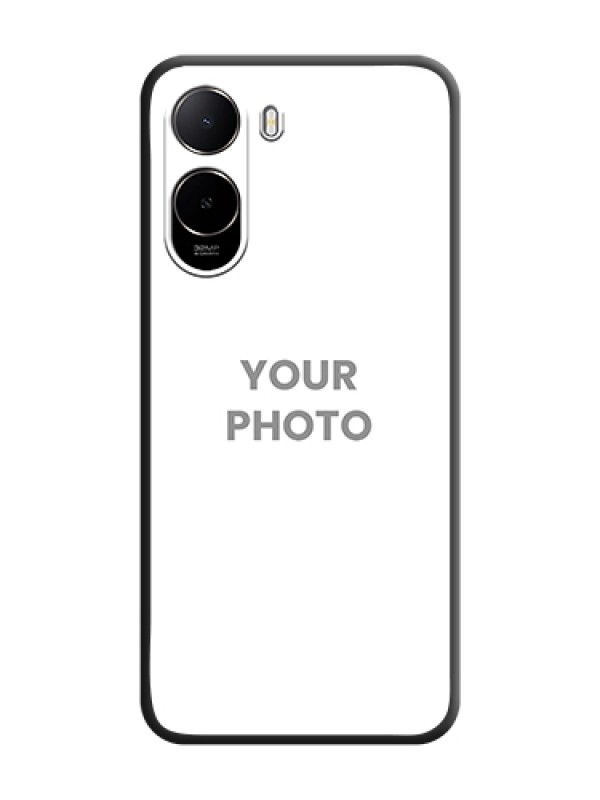 Custom Full Single Pic Upload On Space Black Custom Soft Matte Mobile Back Cover - Xiaomi Redmi A7 Pro 5G - alternate view