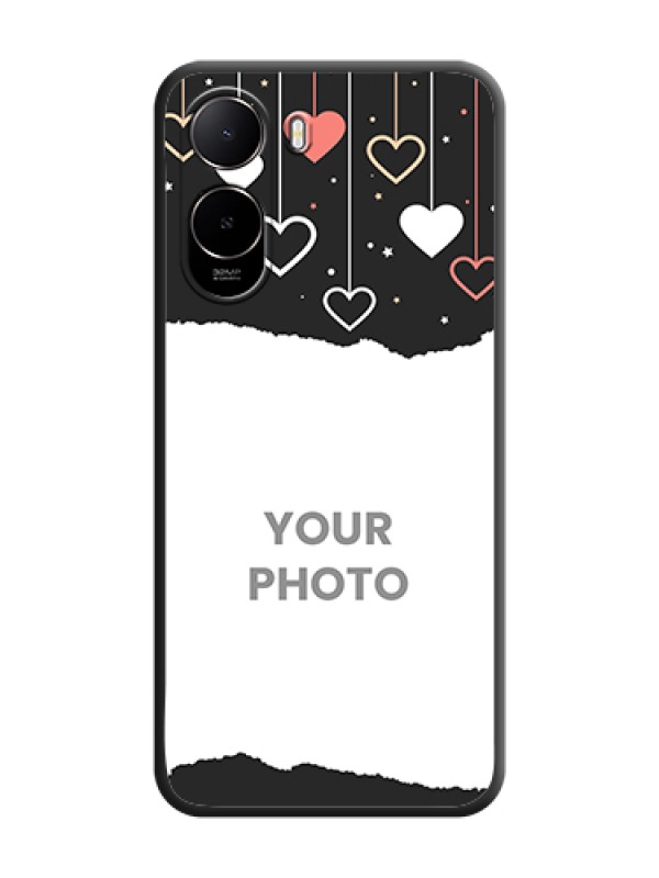 Custom Love Hangings with Splash Wave Picture On Space Black Custom Soft Matte Mobile Back Cover - Xiaomi Redmi A7 Pro 4G - alternate view