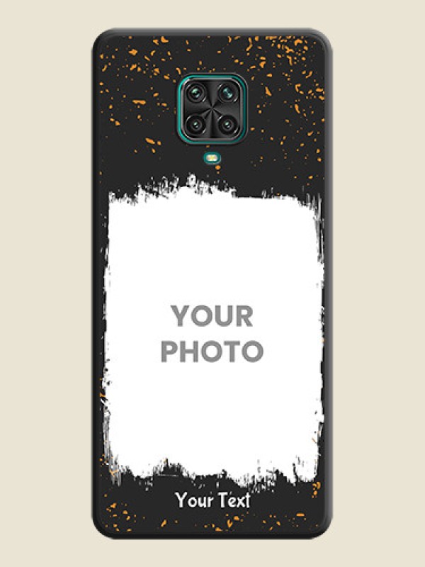Custom Spray Free Design on Photo on Space Black Soft Matte Phone Cover - Redmi Note 10 Lite - alternate view