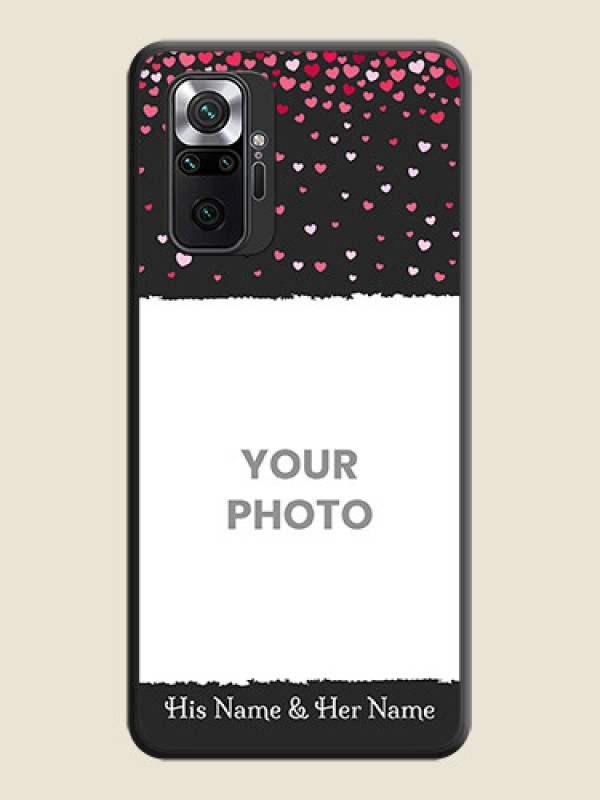Custom Fall in Love with Your Partner  on Photo on Space Black Soft Matte Phone Cover - Redmi Note 10 Pro - alternate view