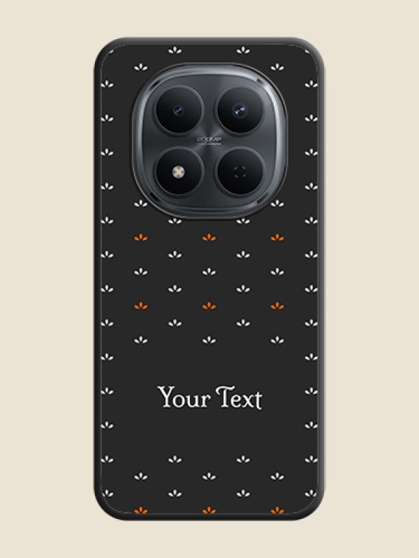 Custom Simple Pattern With Custom Text On Space Black Custom Soft Matte Mobile Back Cover - Xiaomi Redmi Note 15 5G - alternate view