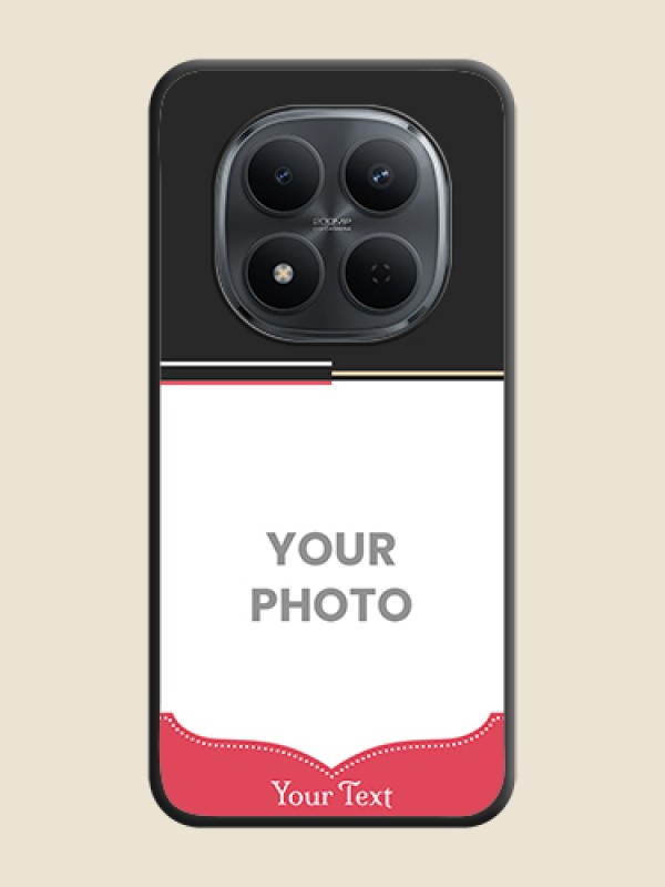 Custom Classic Plain Design with Name On Space Black Custom Soft Matte Mobile Back Cover - Xiaomi Redmi Note 15 Pro 5G - alternate view