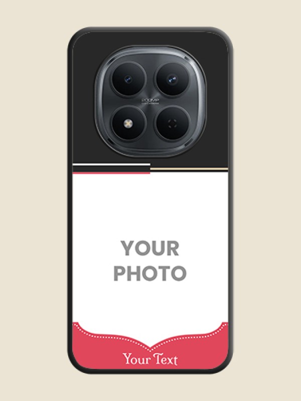 Custom Classic Plain Design with Name On Space Black Custom Soft Matte Mobile Back Cover - Xiaomi Redmi Note 15 Pro Plus 5G - alternate view