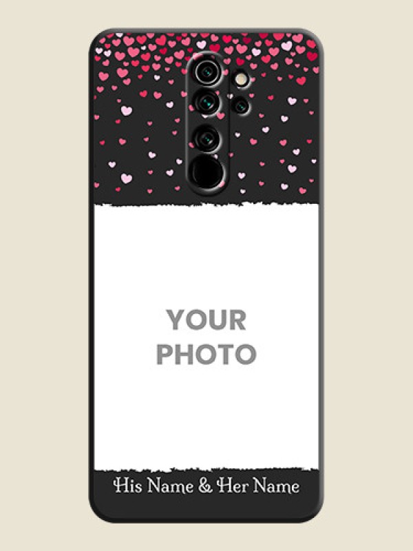 Custom Fall in Love with Your Partner  - Photo on Space Black Soft Matte Phone Cover - Redmi Note 8 Pro - alternate view
