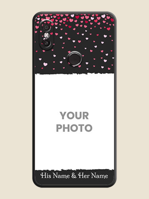 Custom Fall in Love with Your Partner  - Photo on Space Black Soft Matte Phone Cover - Redmi Y2 - alternate view