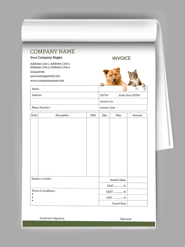 Custom Lawyer Bill Book