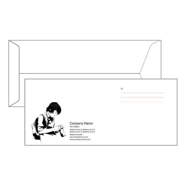 Custom Photography Envelope Design