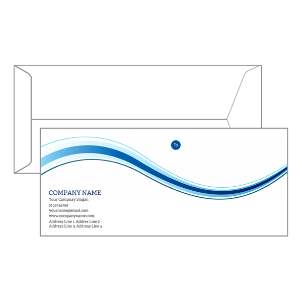 Custom Professional  Envelope Design