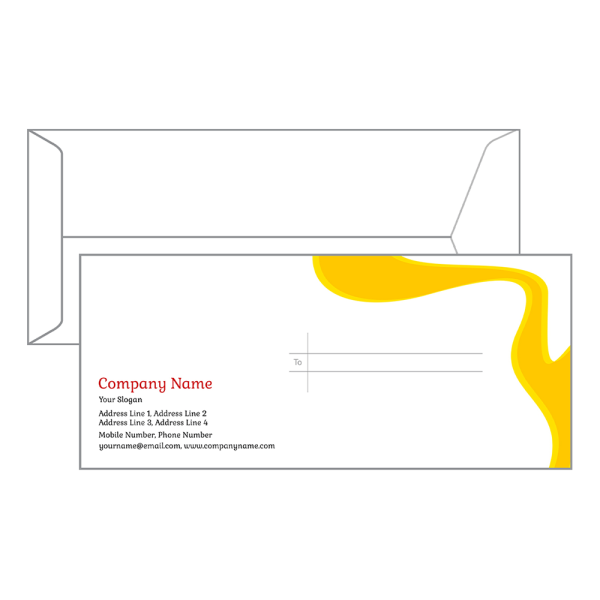Custom Paint Shop Envelope Design