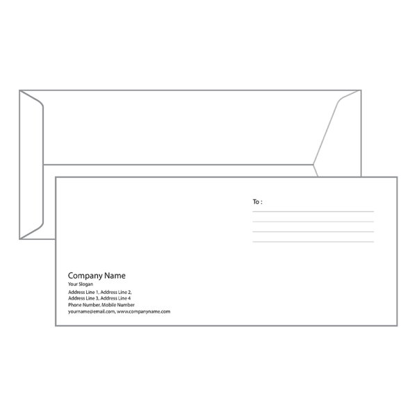 Custom Premium Envelope Design