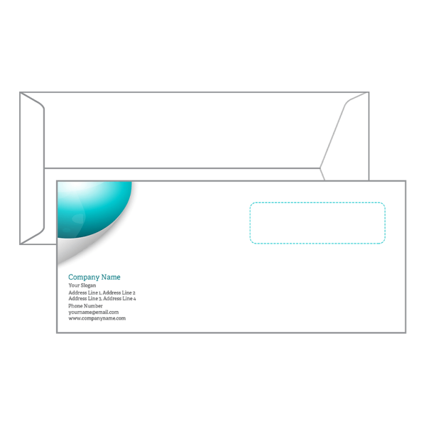 Custom Book Shop Envelope Design