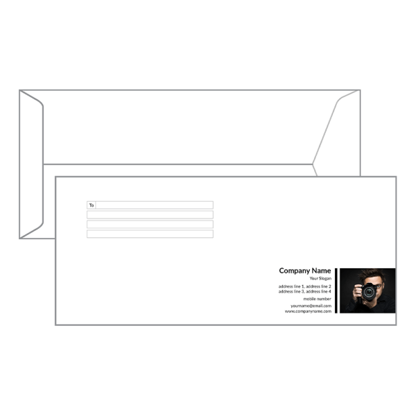 Custom Photography Envelope
