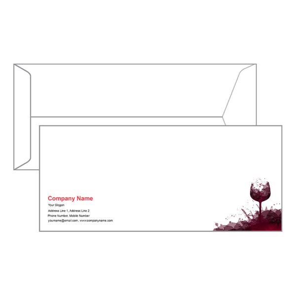 Custom Bar & Restaurant Envelope