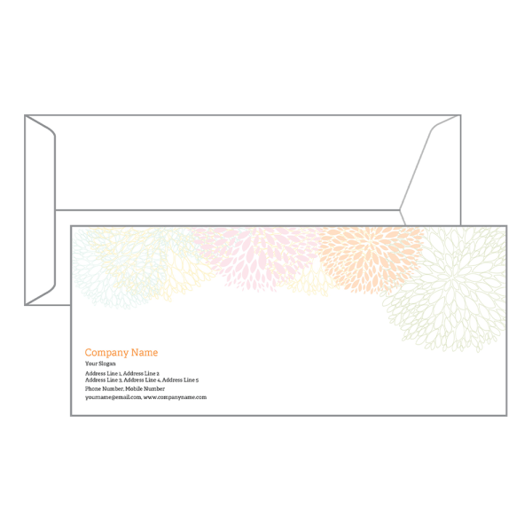 Custom Florist Envelope