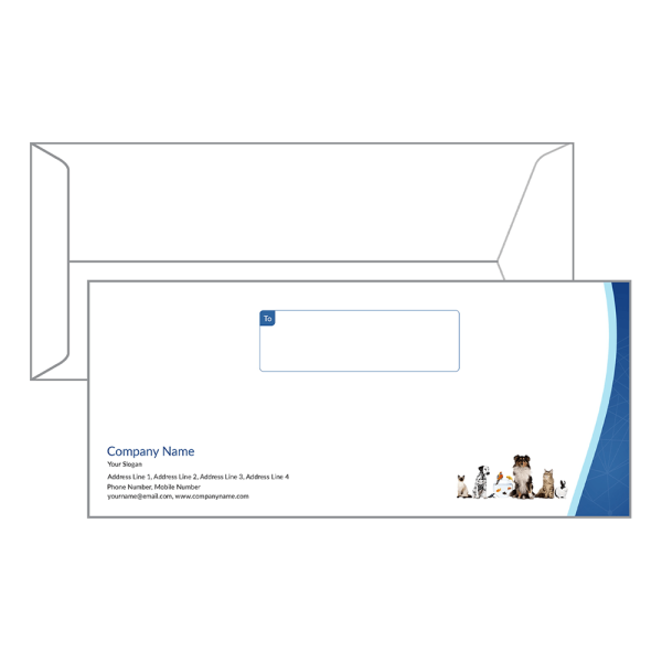 Custom Pet Clinic Envelope