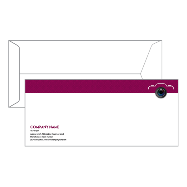 Custom Photographer  Envelope