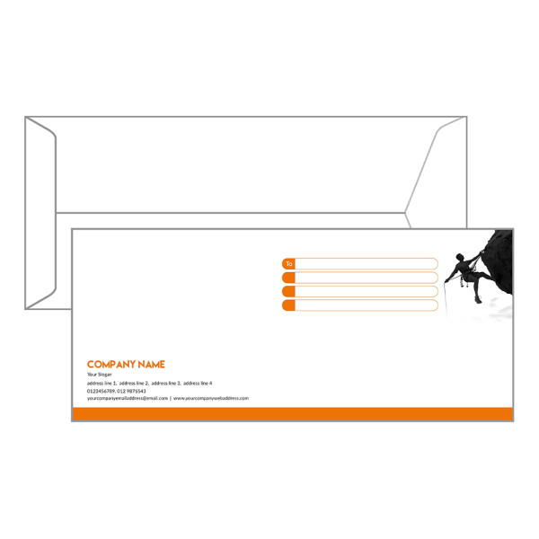 Custom Bicycle Shop Envelope