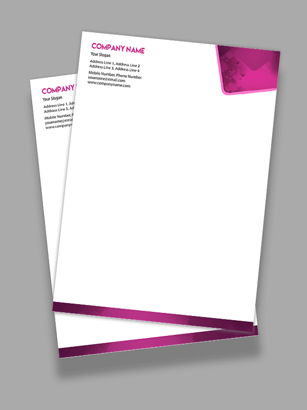 Custom Classic  Letterhead Design
