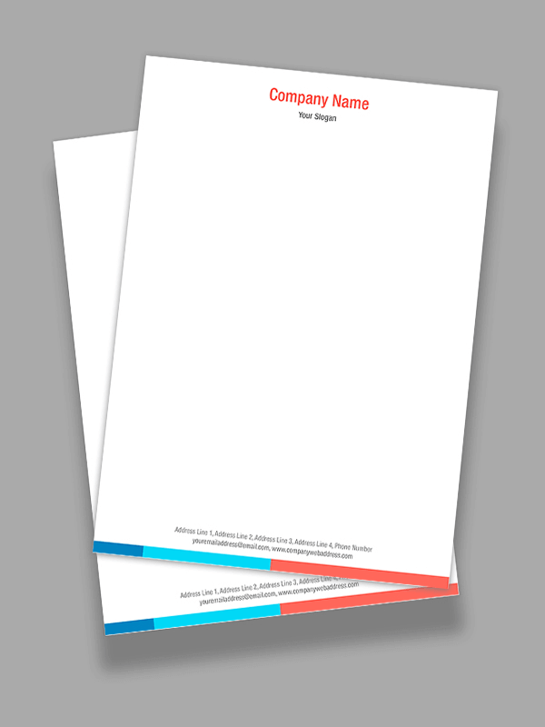 Custom Professional Letterhead Design