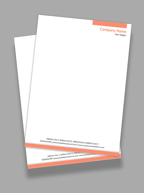 Custom Professional Letterhead Design